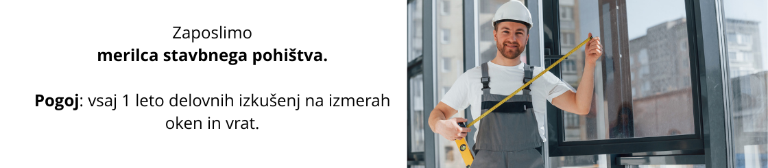 Zaposlimo merilca