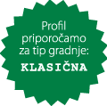 Clasic Alu PVC okna so najbolj primerna za klasično gradnjo in prenovo.