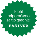 THERMIC Ultra energeto PVC okna so najbolj primerna za pasivno gradnjo.